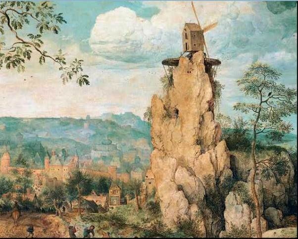 The procession to calvary by bruegel